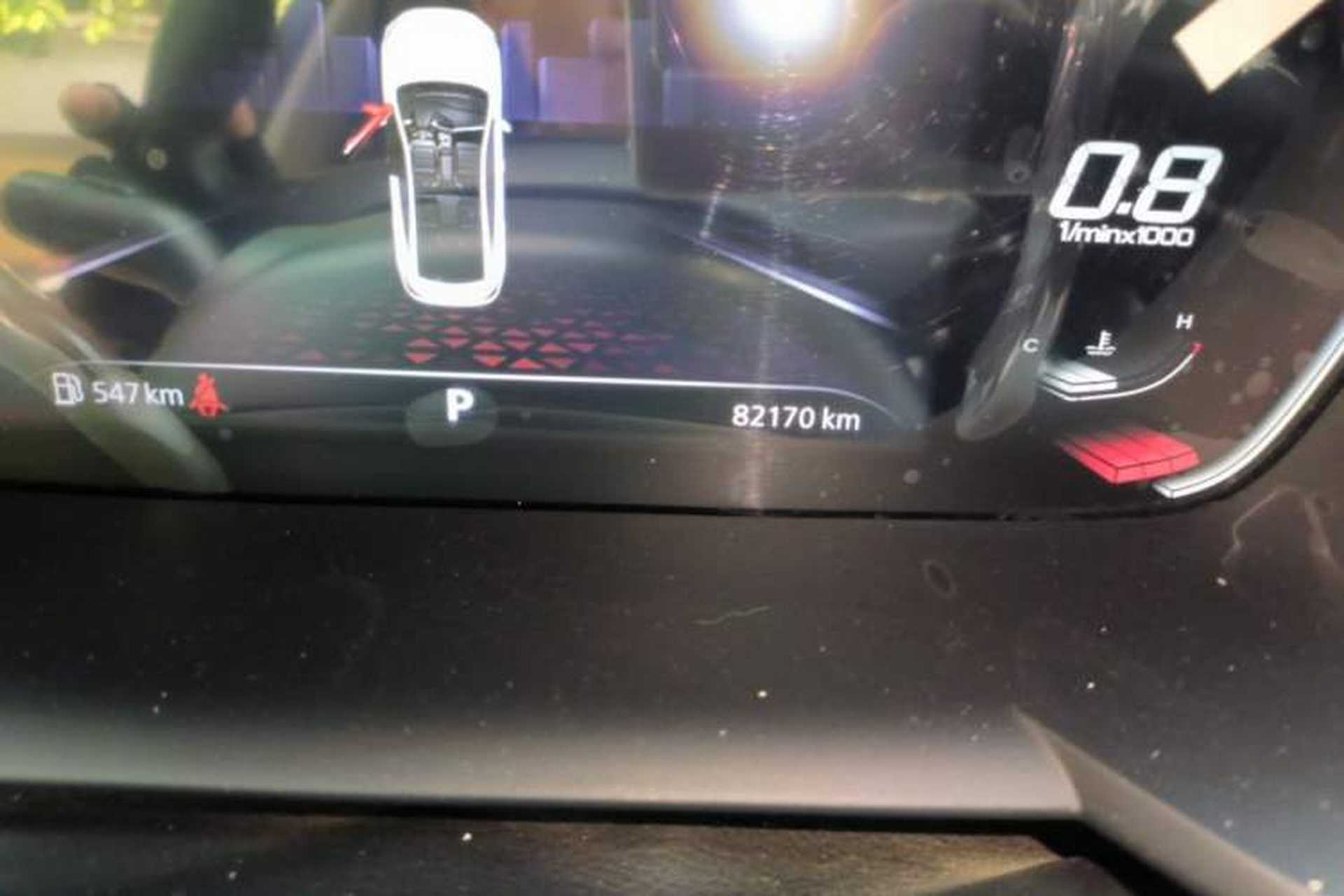 Used MG 5 2021 180 DVVT CVT Youth Luxury Edition Odometer Close Up