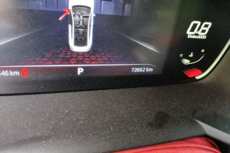 Used MG 5 2021 Revised Version 180 DVVT CVT Youth Luxury Edition Odometer Close Up