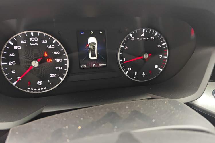 Used MG 5 2021 300TGI DCT Elegant & Trendy Edition Odometer Close Up