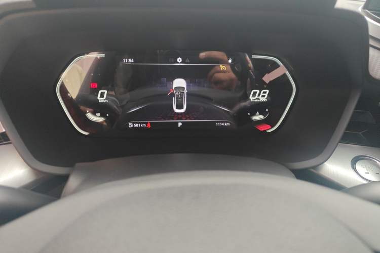 Used MG 5 2021 180 DVVT CVT Youth Luxury Edition Odometer Close Up