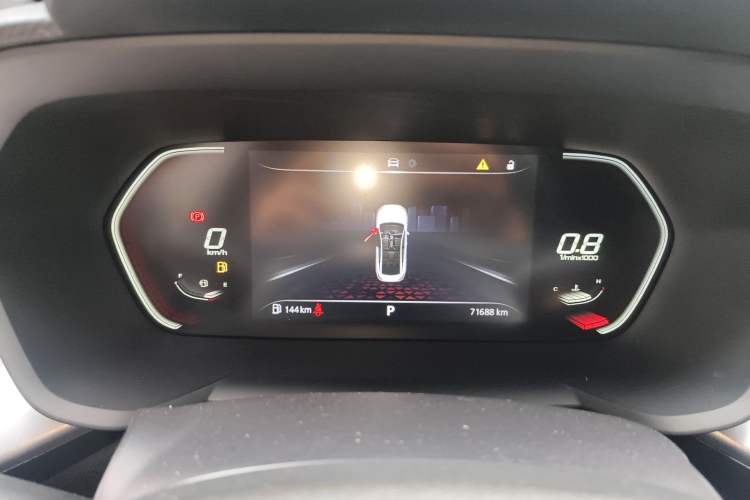 Used MG 5 2021 Revised Version 180 DVVT CVT Youth Luxury Edition Odometer Close Up