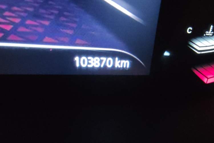 Used MG 5 2021 300TGI DCT Elegant Luxury Edition Odometer Close Up
