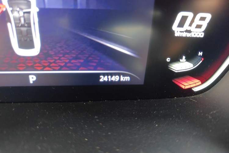 Used MG 5 2021 180 DVVT CVT Youth Luxury Edition Odometer Close Up