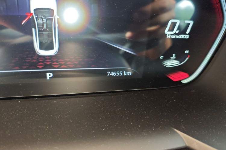Used MG 5 2021 Revised Version 180 DVVT CVT Youth Luxury Edition Odometer Close Up