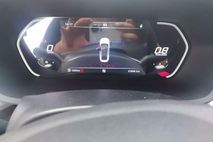 Used MG 5 2021 180 DVVT CVT Youth Luxury Edition Odometer Close Up
