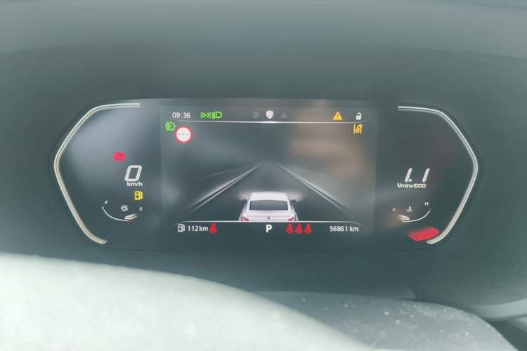 Used MG 5 2021 Revised 300TGI DCT Elegant Luxury Flagship Edition Odometer Close Up