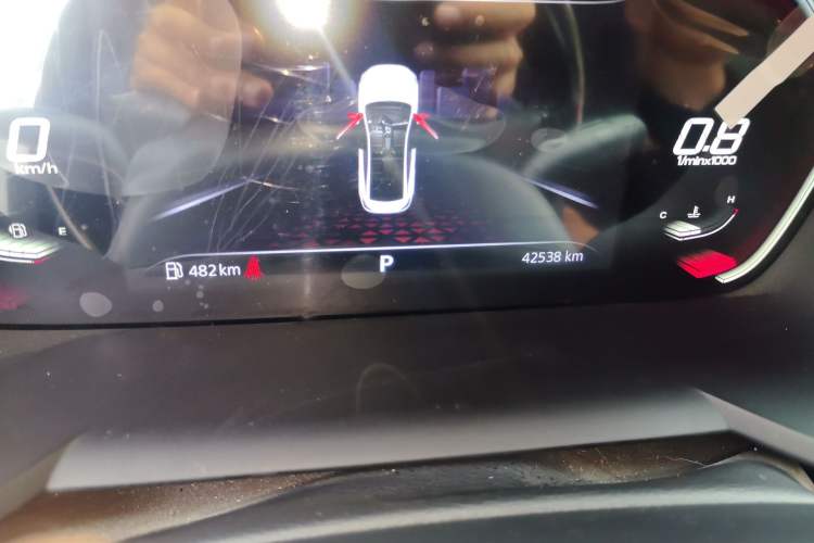 Used MG 5 2021 180 DVVT CVT Youth Luxury Edition Odometer Close Up