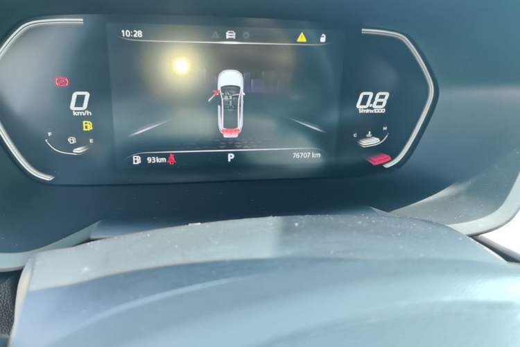 Used MG 5 2021 180 DVVT CVT Youth Luxury Edition Odometer Close Up