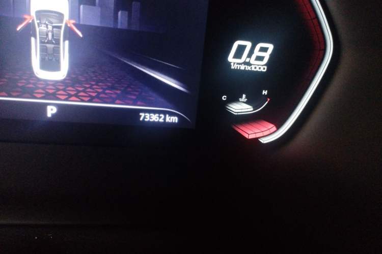 Used MG 5 2021 180 DVVT CVT Youth Luxury Edition Odometer Close Up