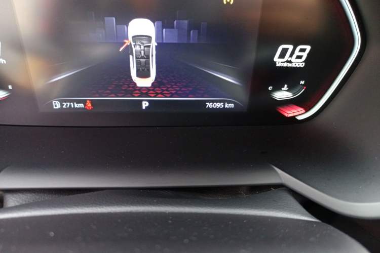 Used MG 5 2021 180 DVVT CVT Youth Luxury Edition Odometer Close Up