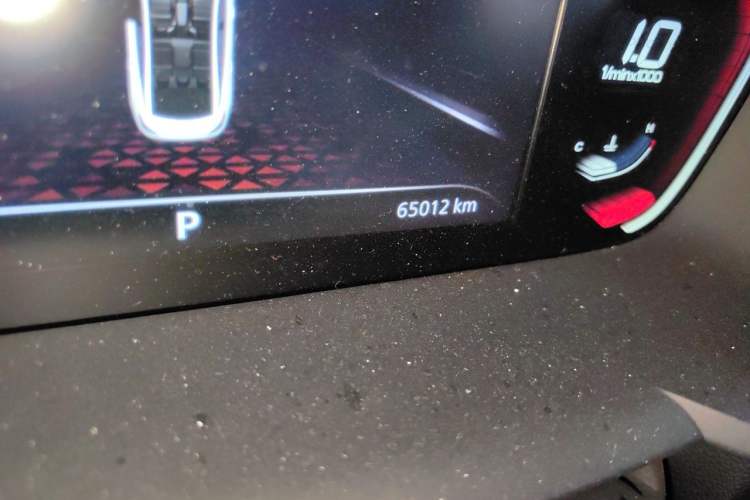 Used MG 5 2021 300TGI DCT Elegant Luxury Edition Odometer Close Up