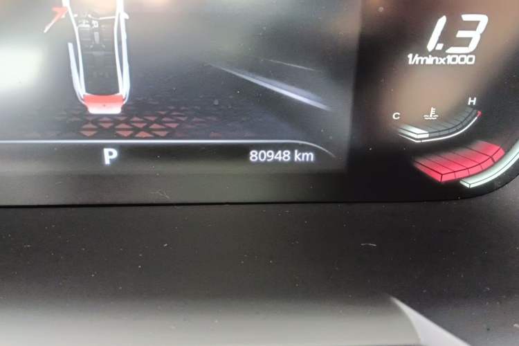 Used MG 5 2021 180 DVVT CVT Youth Luxury Edition Odometer Close Up