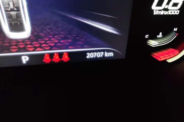 Used MG 5 2021 300TGI DCT Luxury Flagship Edition Odometer Close Up