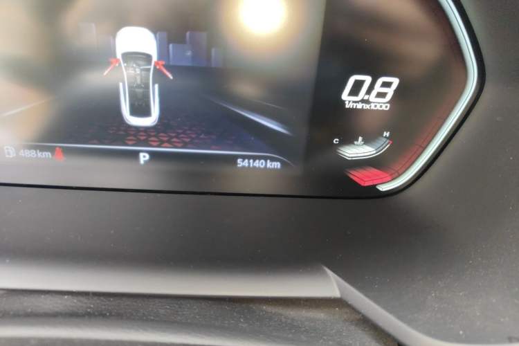 Used MG 5 2021 180 DVVT CVT Youth Luxury Edition Odometer Close Up