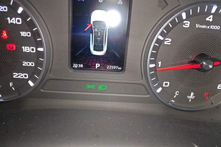 Used MG 5 2021 180 DVVT CVT Youth Luxury Edition Odometer Close Up