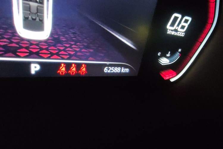 Used MG 5 2021 300TGI DCT Luxury Flagship Edition Odometer Close Up