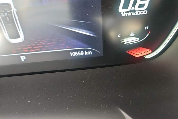 Used MG 5 2021 Revised Version 180 DVVT CVT Youth Luxury Edition Odometer Close Up
