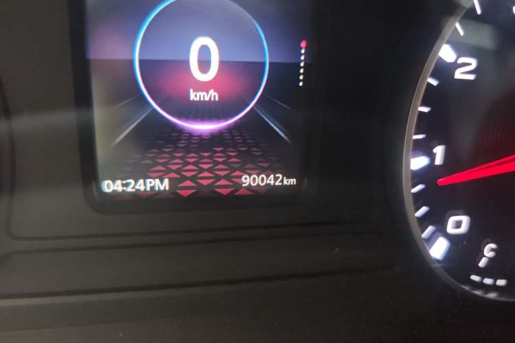 Used MG 5 2021 180 DVVT Manual Youth Luxury Edition Odometer Close Up