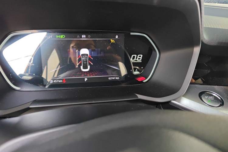 Used MG 5 2021 300TGI DCT Elegant Luxury Edition Odometer Close Up