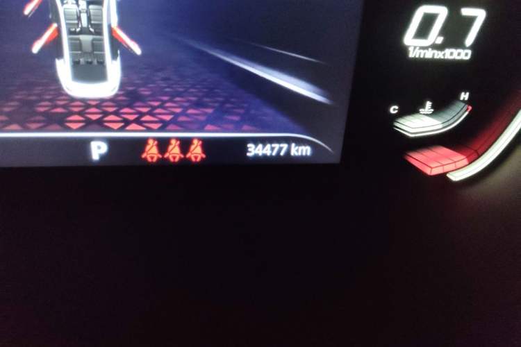 Used MG 5 2021 300TGI DCT Luxury Flagship Edition Odometer Close Up