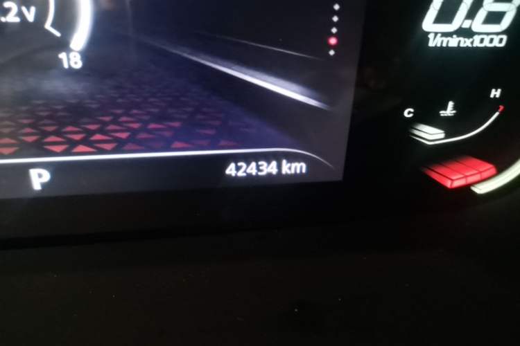 Used MG 5 2022 180 DVVT CVT Youth Luxury Edition Odometer Close Up