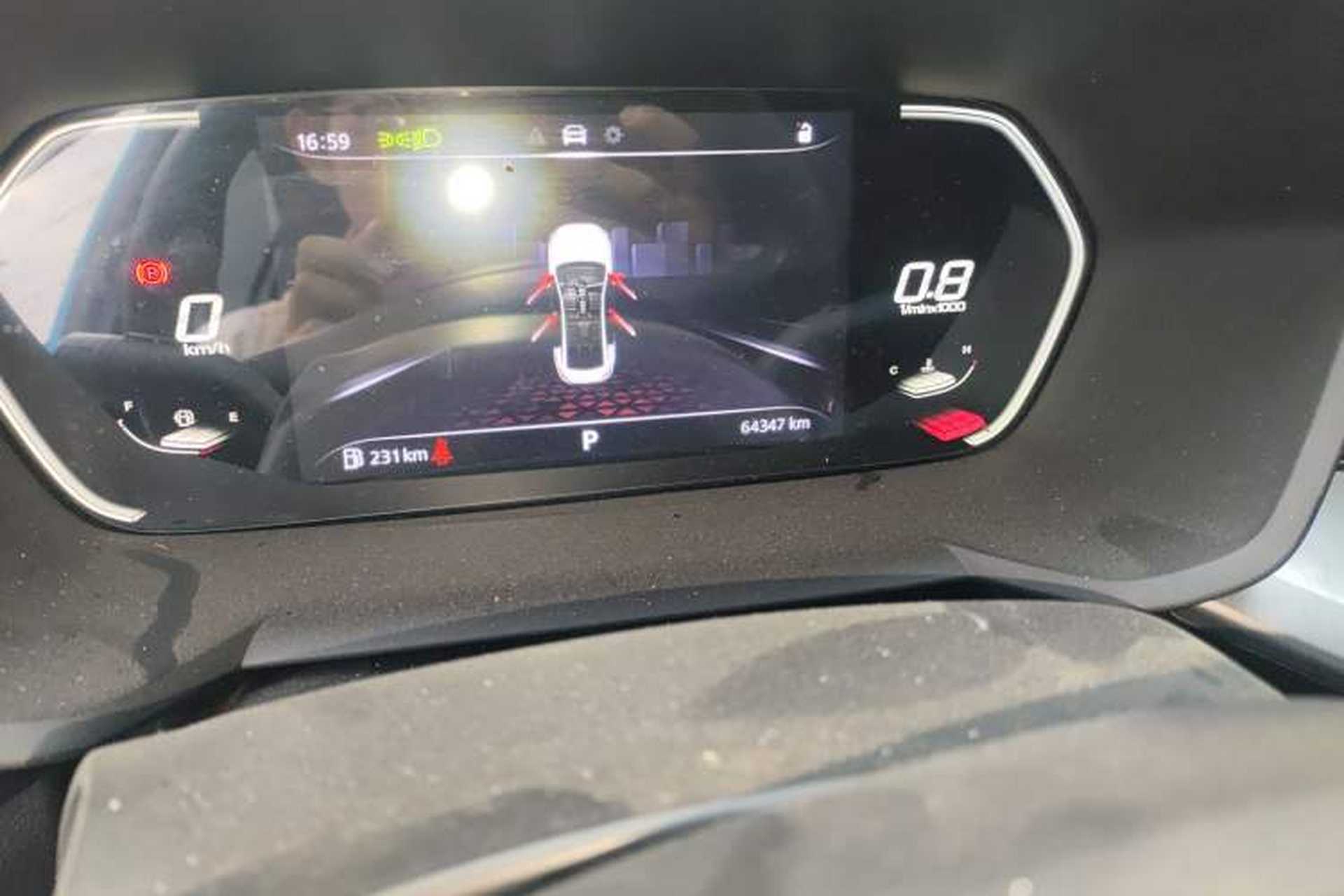 Used MG 5 2022 180 DVVT CVT Youth Luxury Edition Odometer Close Up