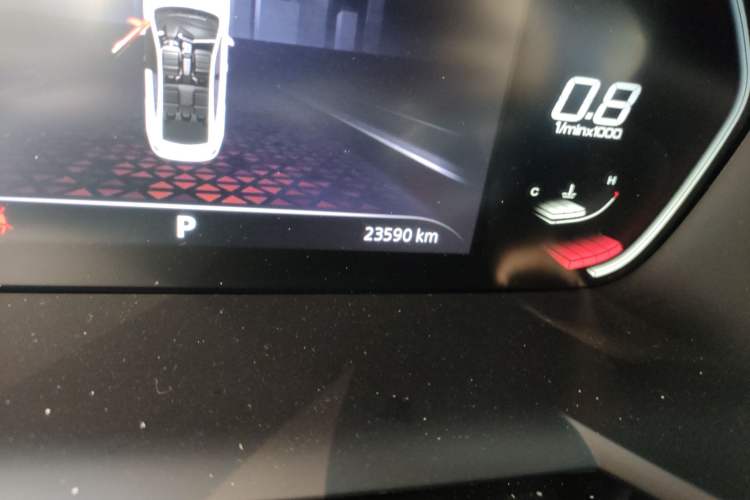 Used MG 5 2022 180 DVVT CVT Youth Luxury Edition Odometer Close Up