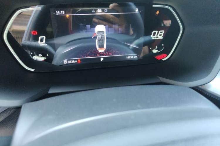 Used MG 5 2022 180 DVVT CVT Youth Luxury Edition Odometer Close Up