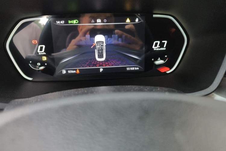 Used MG 5 2022 180 DVVT CVT Youth Luxury Edition Odometer Close Up