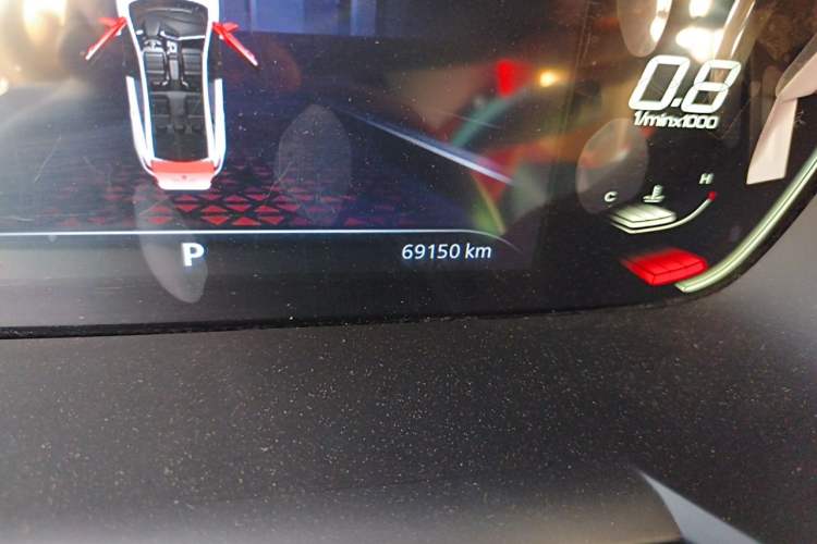 Used MG 5 2022 180 DVVT CVT Youth Luxury Edition Odometer Close Up