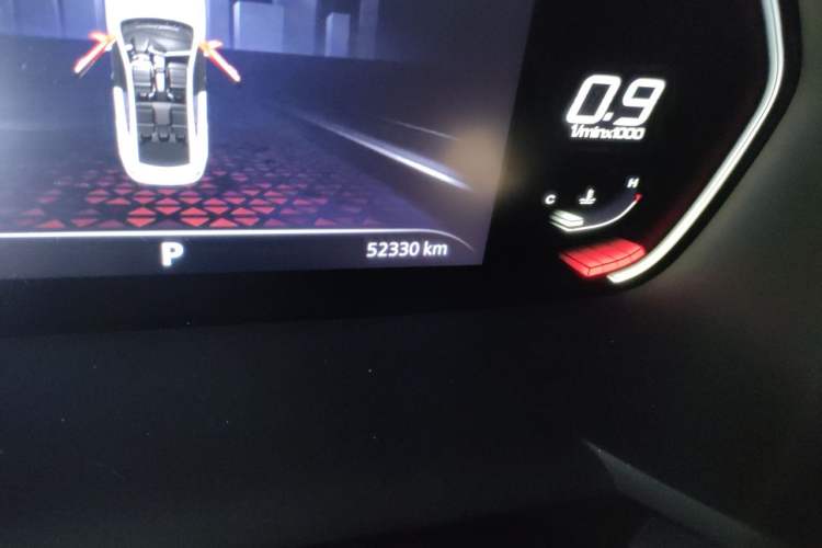 Used MG 5 2022 180 DVVT CVT Youth Luxury Edition Odometer Close Up