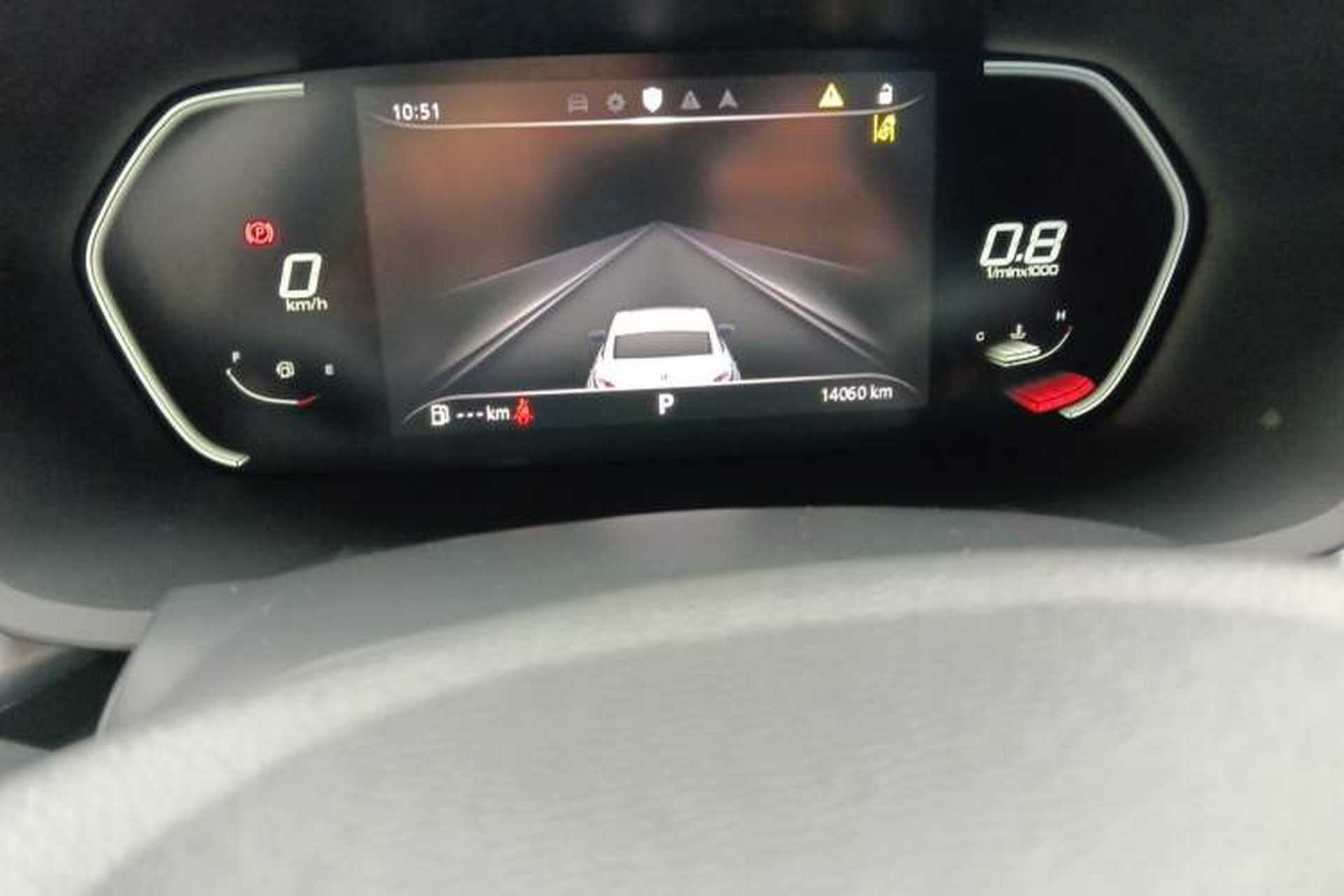 Used MG 5 2022 180 DVVT CVT Youth Flagship Edition Odometer Close Up