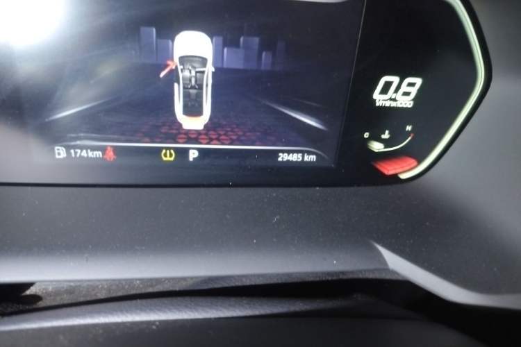 Used MG 5 2022 180 DVVT CVT Youth Luxury Edition Odometer Close Up