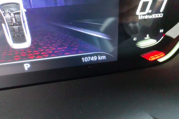 Used MG 5 2022 180 DVVT CVT Youth Luxury Edition Odometer Close Up