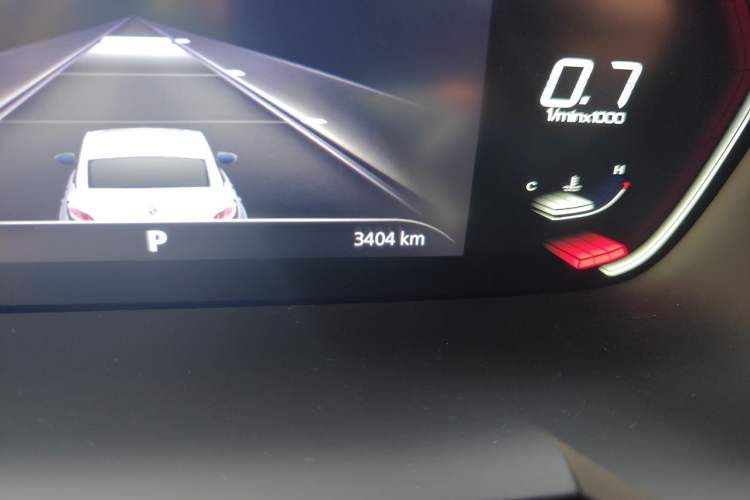 Used MG 5 2022 180 DVVT CVT Youth Flagship Edition Odometer Close Up