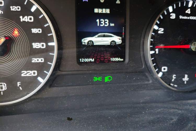 Used MG 5 2023 180 DVVT Manual Fashion Edition Odometer Close Up