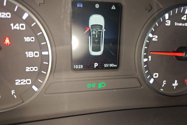 Used MG 5 2023 180 DVVT CVT Fashion Edition Odometer Close Up
