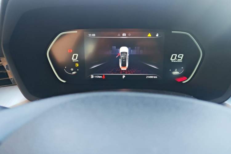 Used MG 5 2023 180 DVVT CVT Luxury Edition Odometer Close Up