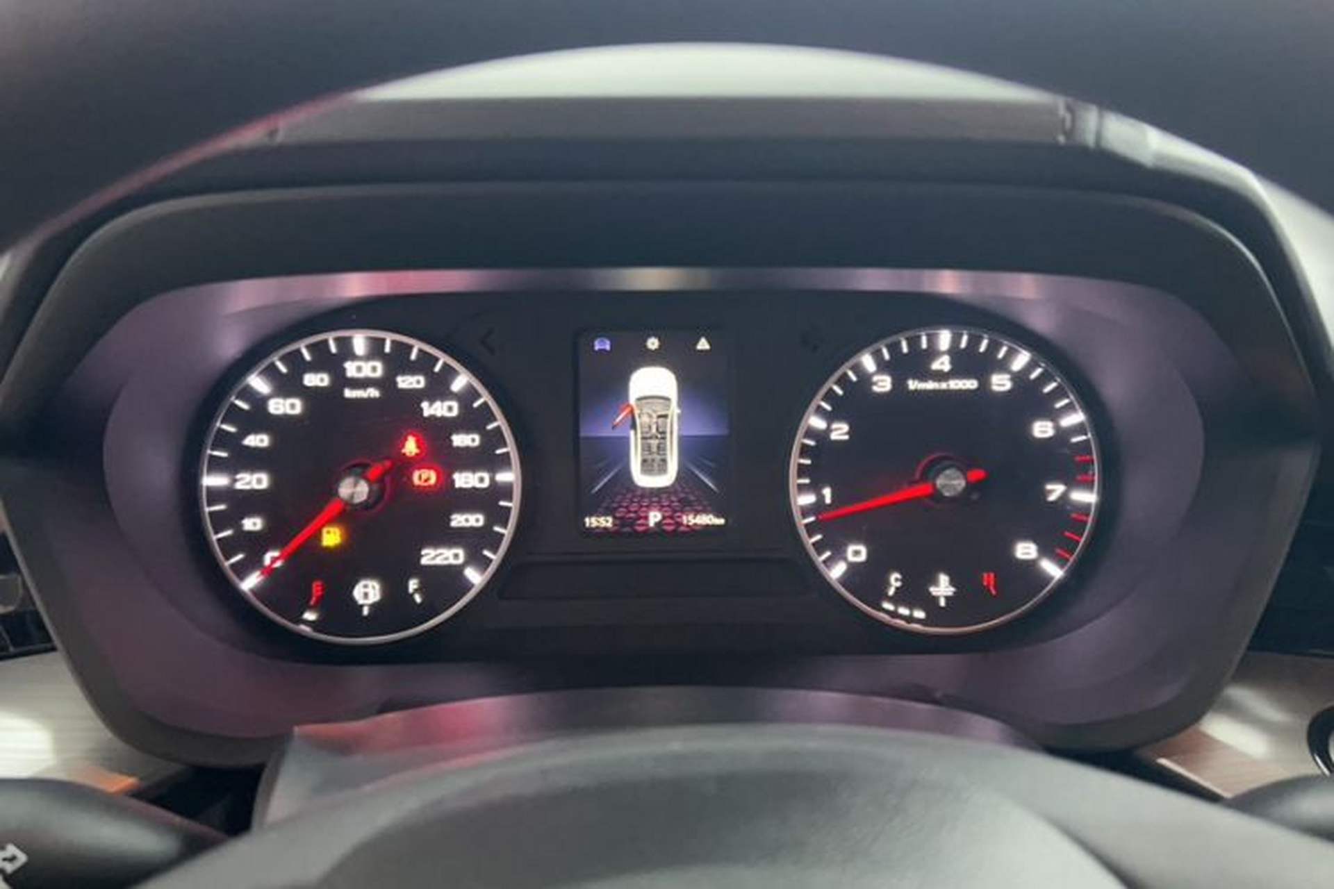 Used MG 5 2023 180 DVVT CVT Fashion Edition Odometer Close Up