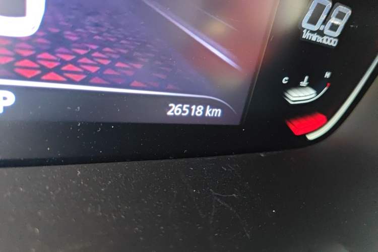 Used MG 5 2023 180 DVVT CVT Luxury Edition Odometer Close Up