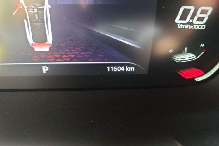 Used MG 5 2023 180 DVVT CVT Luxury Edition Odometer Close Up
