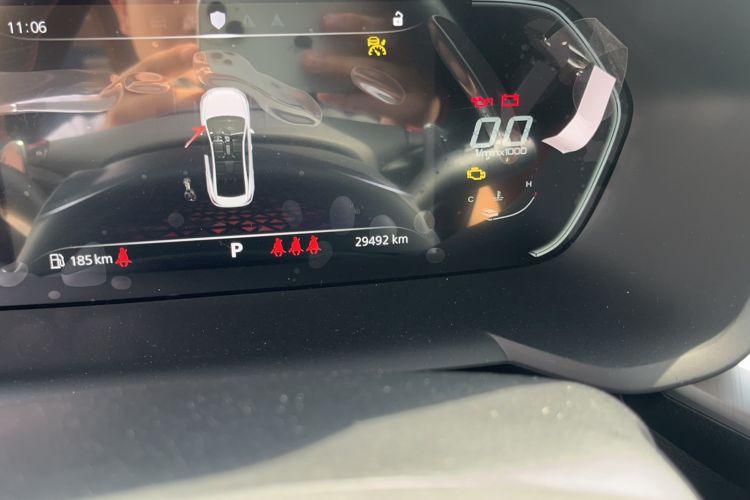 Used MG 5 2023 300TGI DCT Flagship Edition Odometer Close Up