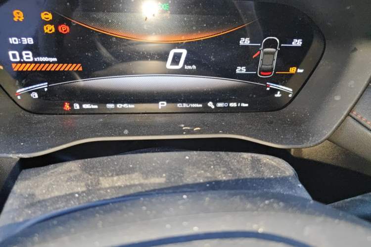 Used MG 5 2025 180 DVVT Global First Edition Odometer Close Up