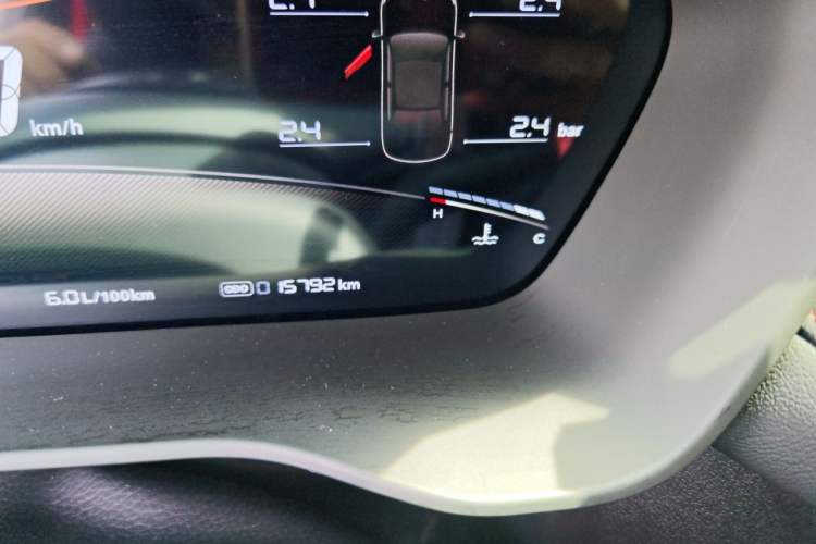 Used MG 5 2025 300TGI Global Flagship Edition Odometer Close Up