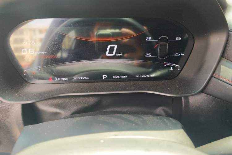 Used MG 5 2025 300TGI Global Flagship Edition Odometer Close Up