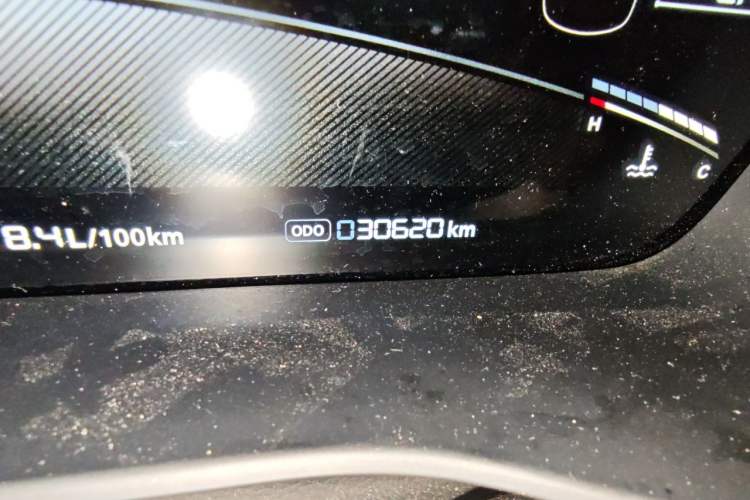 Used MG 5 2025 300TGI Global Flagship Edition Odometer Close Up