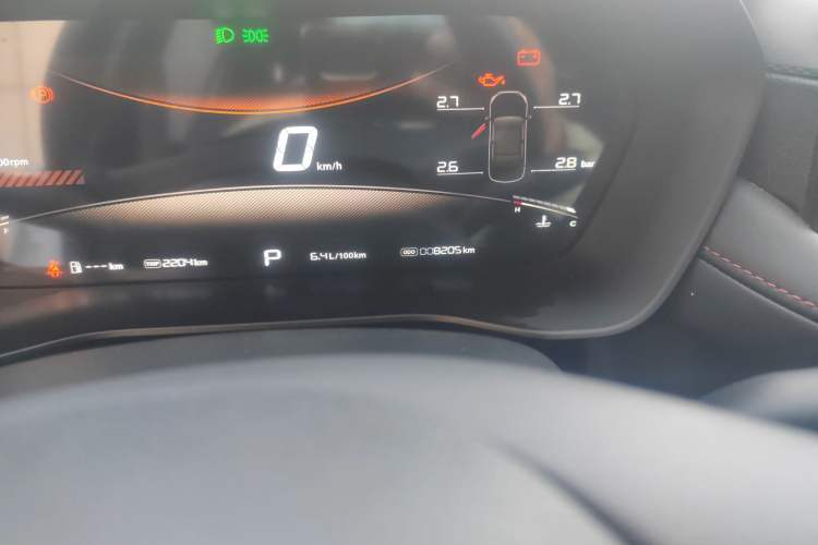 Used MG 5 2025 180 DVVT Global First Edition Odometer Close Up
