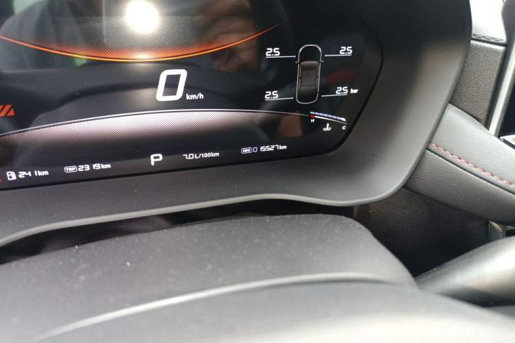 Used MG 5 2025 300TGI Global Flagship Edition Odometer Close Up