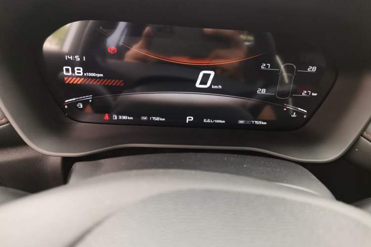 Used MG 5 2025 180 DVVT Global First Edition Odometer Close Up