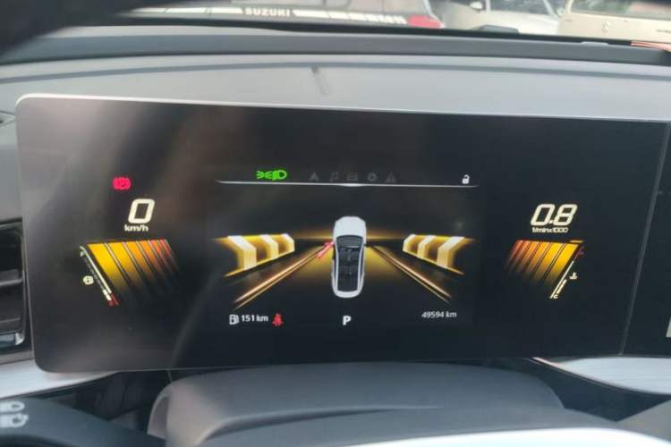 Used MG 5 Scorpio 2022 1.5T Luxury Edition Odometer Close Up